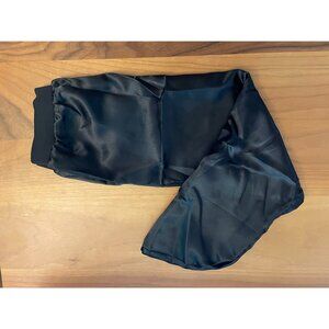 Long Hair Silky Black Bonnet Cap New Without Tags (SKU: 60MI)